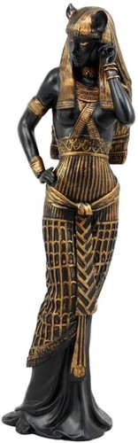 Ebros Gift Egyptian Goddess Bastet Cat in Sensual Human Form Figurine 10.75"H - Picture 3 of 7