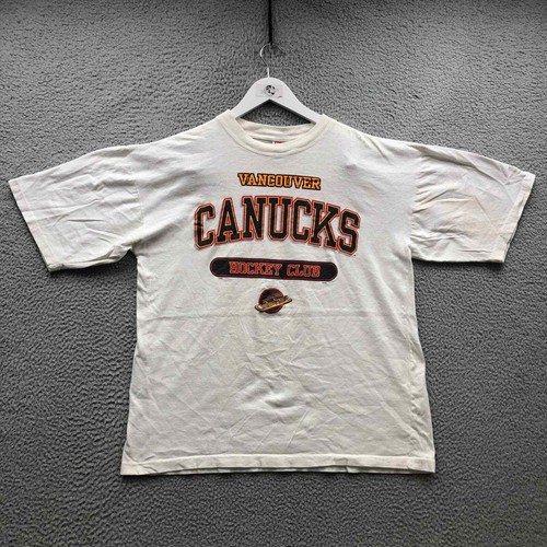 '47 Men's Vancouver Canucks Vintage Skate Logo Headline Imprint Pullover Hoodie - Size Medium Black : Sports & Outdoors