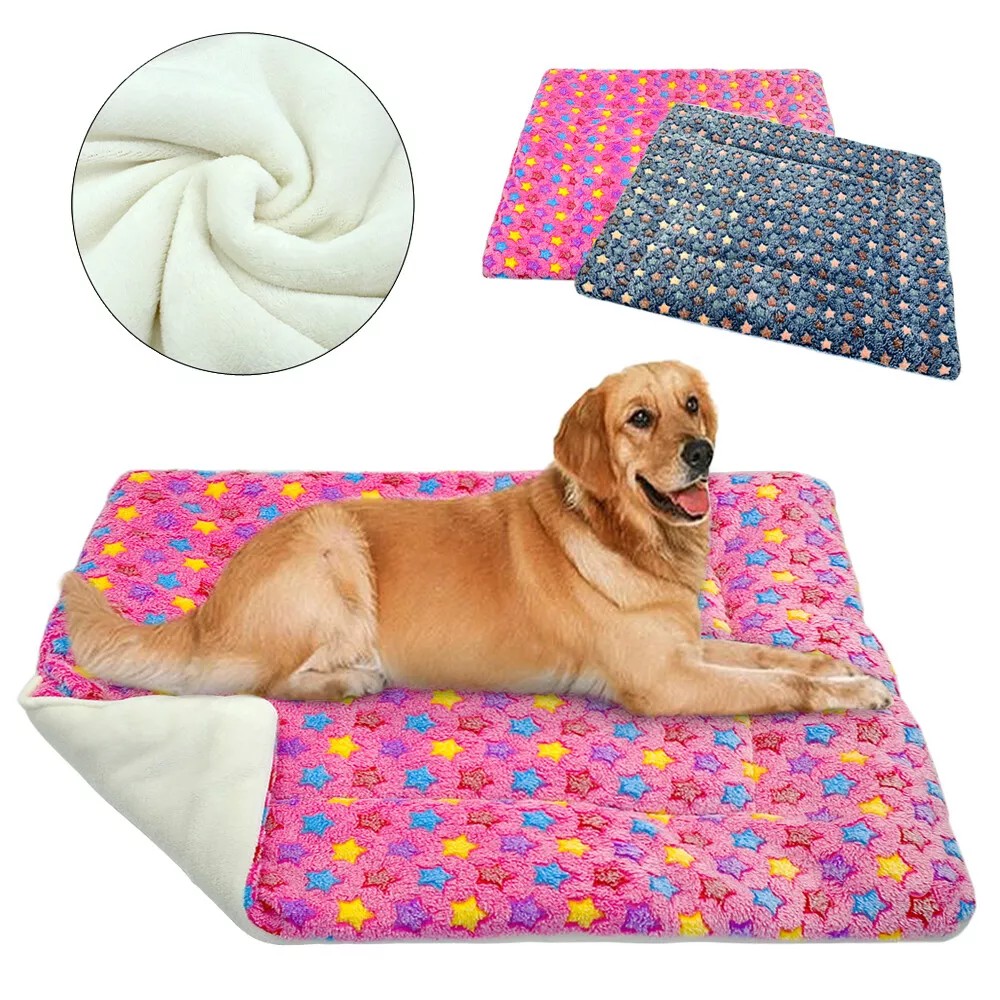 Dog Bed Mat Dog Crate Pad Washable Dog Mattress Pets Kennel Pad for Large  Medium Small Dogs and Cats, 30 x 20, 1/4 Thik Blue