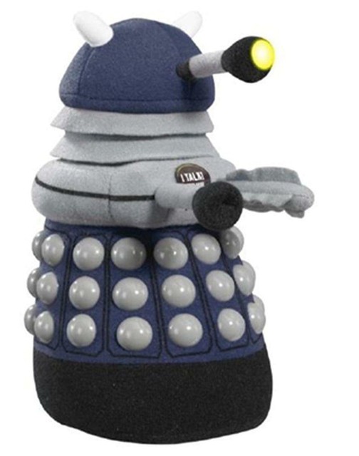 Underground Toys Doctor Who Talking Light-Up Dark Blue Dalek 9-Inch Plush B-MOVI-554