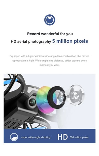 Drone con videocamera 4k leggero controller app cell mini drone 4k HD con camera - Foto 14 di 22