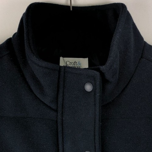 Croft & Barrow Damen XXL Navy Wolloptik Waschbar Weste Druckknopf & Reißverschluss - Bild 3 von 17
