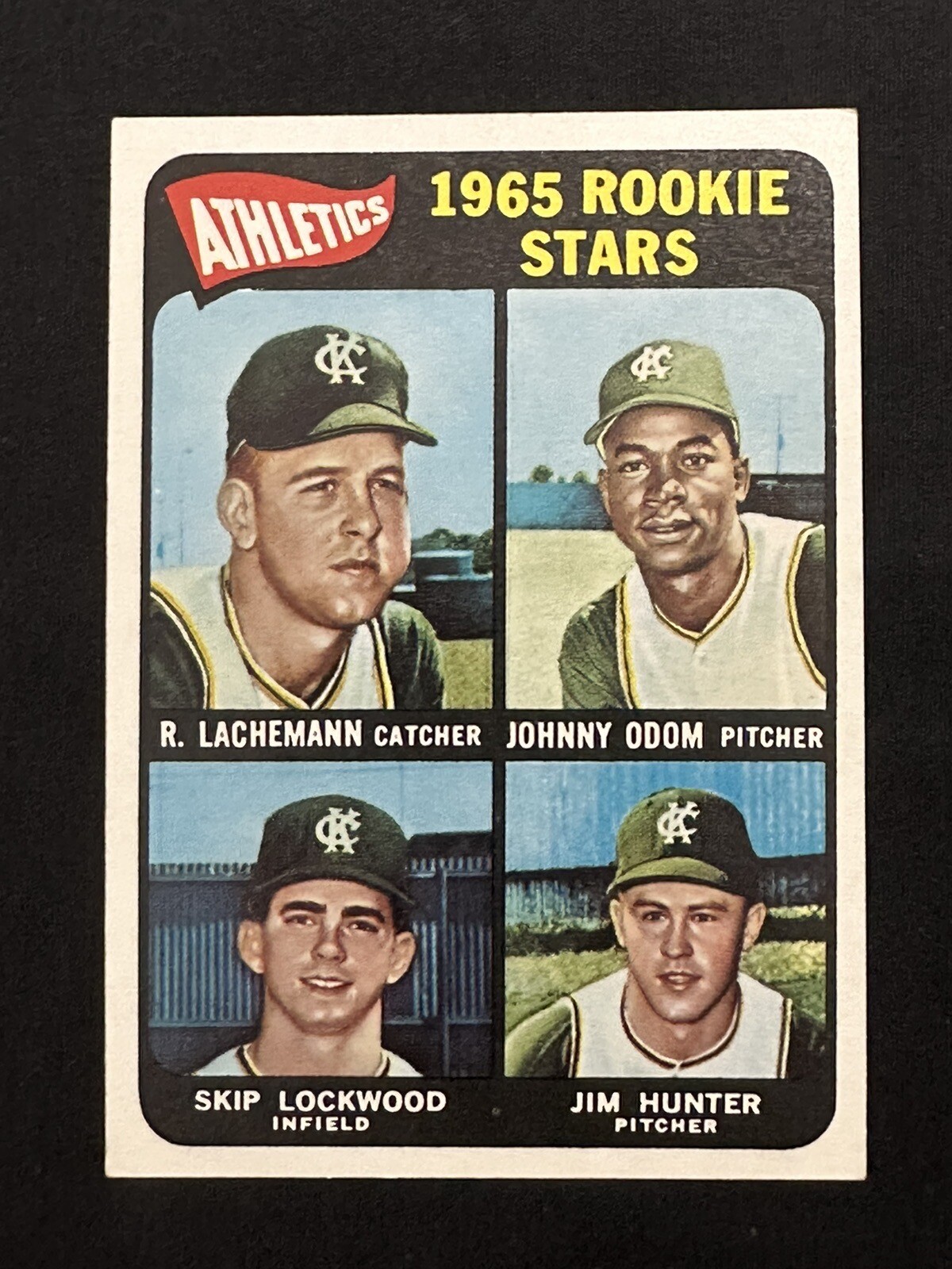 1965 Jim "Catfish" Hunter Rookie, Topps, 526 (EX), Great Card! eBay