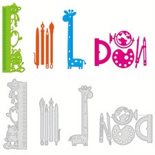 1Set 4Pcs 4 Style Carbon Steel Cutting Dies Stencils for DIY Scrapbooking/Photo