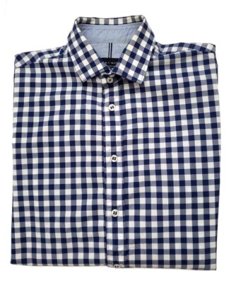 トップス kaval gingham check shirt men's M Regular Fit Linen Gingham Check Shirt | Blue | Tommy Hilfiger