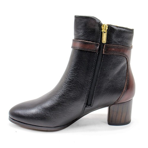 Women's Pikolinos Calafat Ankle Booties Elegant Heels Leather Boots NEW - Picture 12 of 28