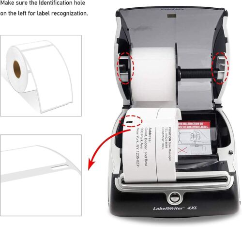 1 Roll Address Shipping Labels for DYMO 30256 Labelwriter 400 400Duo 2.3"x4" - Picture 4 of 23