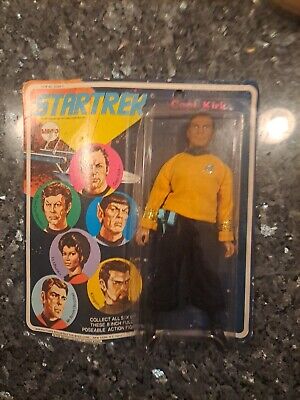 Vintage 1974 Star Trek Mego Captain Kirk 8'' Actionfigur BRANDNEU 