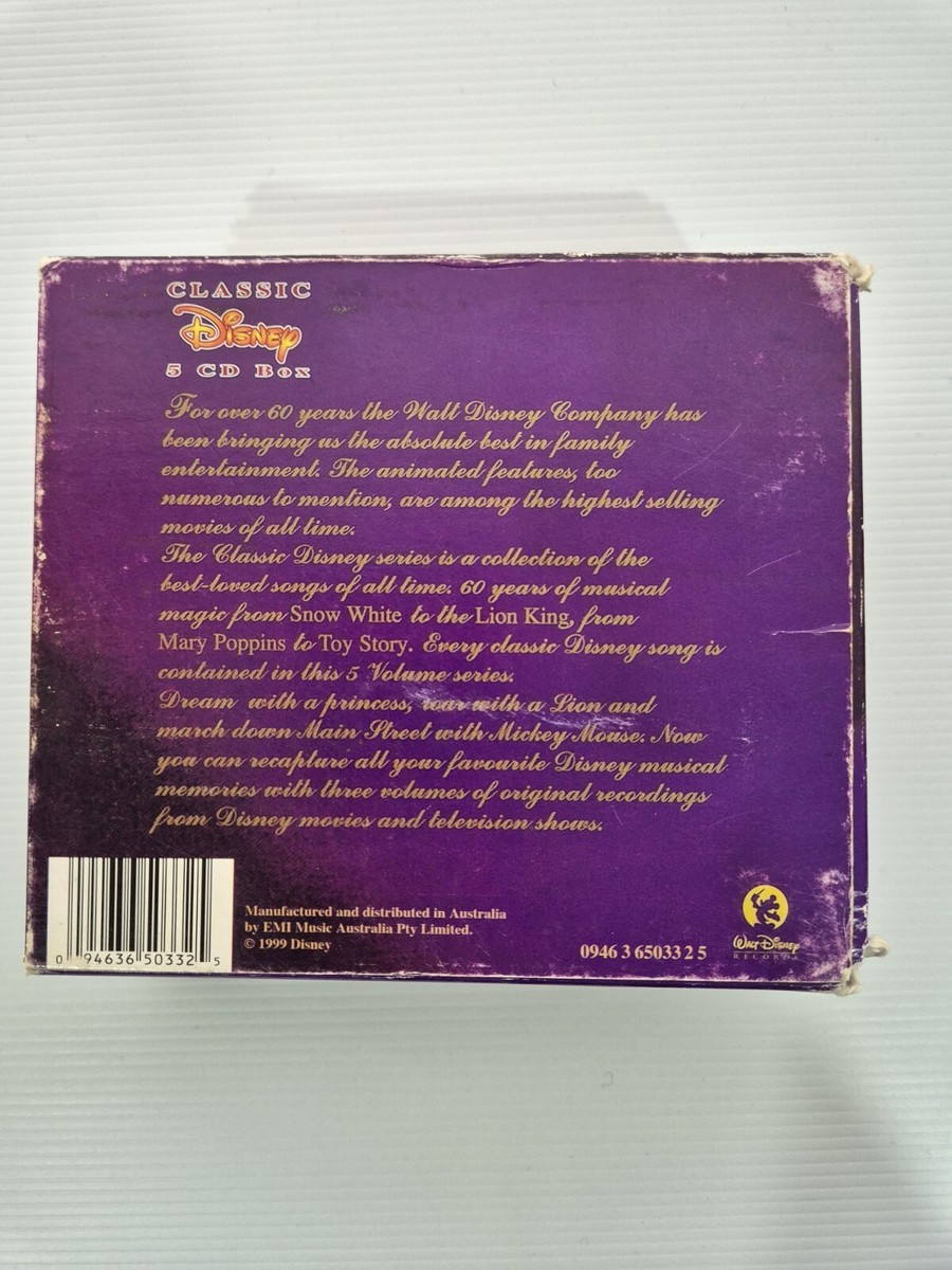 Disney`s Music of Dreams New or NM Box Set 10CD Walt Disney