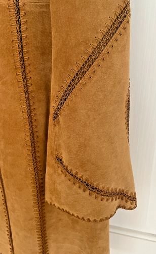 XOXO Womens Brown Suede Jacket Southwestern Style Sz Medium. - Picture 2 of 15