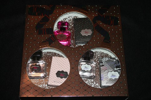 VICTORIA'S SECRET 2019 eau de parfum TEASE Rebel GLAM Holiday GIFT SET 3 scents - Picture 1 of 4