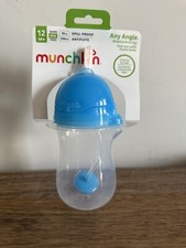 Munchkin-Click-Lock-Weighted-Straw-Cup-7oz Blue Color