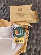 Modelo Especial Beer Tap Handle Miami Hurricanes  RARE NIBox