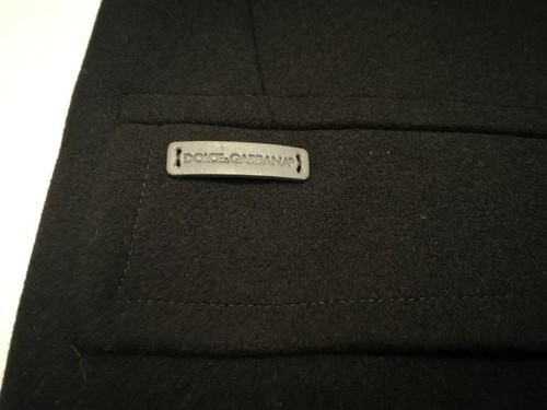 Dolce & Gabbana Double Breasted Mid Coat Black Size Medium uk 40 eu 50 RRP £1450 - Picture 12 of 12