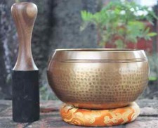 7 inches Diameter Hand Beaten Singing Bowl handmade singing bowls-High quality