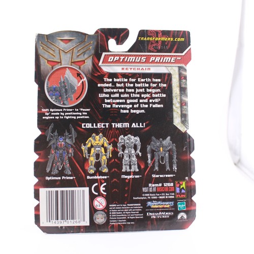 Transformers - Optimus Prime & Jetfire Revenge of the Fallen Keychain Very Rare - Picture 2 of 2