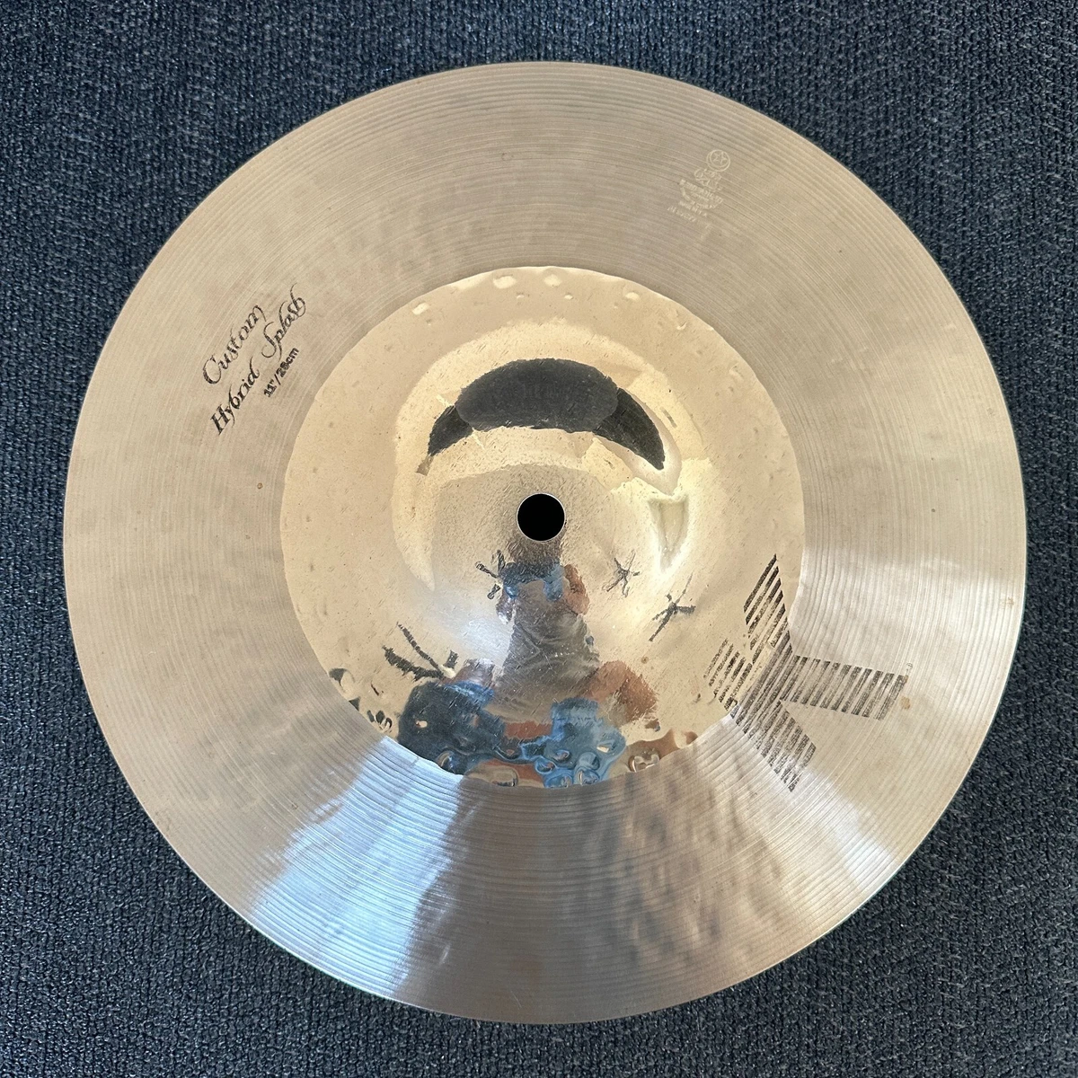 ZILDJIAN K CUSTOM HYBRID 11” SPLASH CYMBAL-EXCELLENT CONDITION 