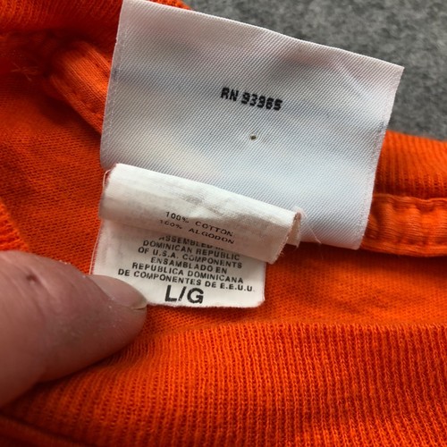 Vintage Tony Stewart Shirt Large Orange Double Sided Home Depot NASCAR - Bild 11 von 14