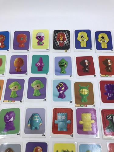 Gogo's Crazy Bones Lot of 76 Stickers and Pouch Bag - Picture 4 of 12