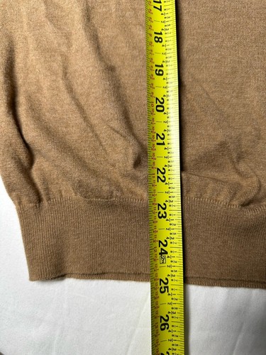 Massimo Dutti Women's Brown Pullover Sweater Cotton Cashmere Silk Size L - Picture 11 of 13