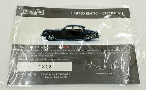 Paragon Diecast Scala 1/18 DC26324A - 1967 Daimler V8 250 - Nero - Foto 5 di 6