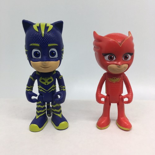 PJ Masks Catboy And Owlette 3" Inch Lot Of 2 Action Figure - Picture 1 of 3