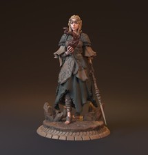 Wald Elf Druidin Miniatur Elf Magierin Figur ...