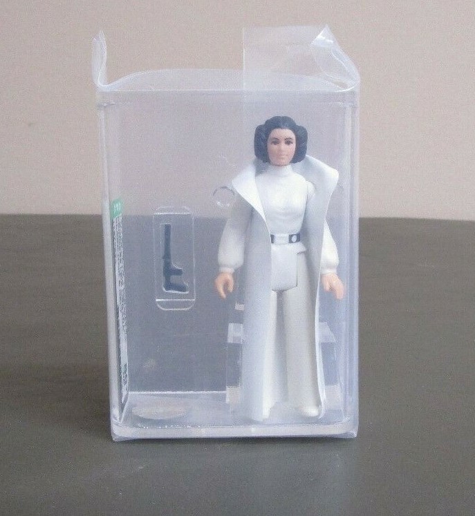 La princesa Leia Organa 1977 Star Wars Graduado Afa 80+ casi como nuevo HK Coo JJ nuevo caso La princesa Leia Organa 1977 Star Wars Graduado Afa 80+ casi como nuevo HK Coo JJ nuevo caso