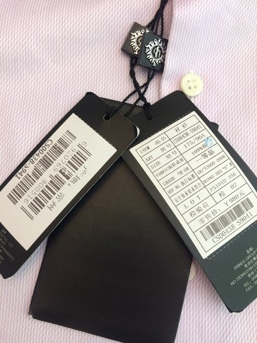 NEW Lampo Uomo Long Sleeve Light Purple Button Up Dress Shirt Sz 41 G4-3 - Picture 8 of 9