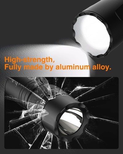 Rechargeable 1250-lumen Green Laser Tactical Flashlight with Remote Switch - Picture 8 of 10