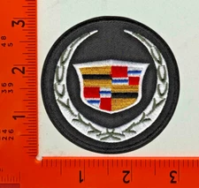 Cadillac Motors Emblem Patch – Embroidered Iron-On/Sew-On Automotive Logo Badge