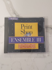 Broderbund The Print Shop Ensemble III PC, 1995 TESTED WORKING