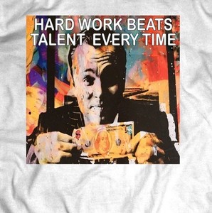 Wolf Of Wall Street Hard Work Beats Talent Every Time Custom Shirt