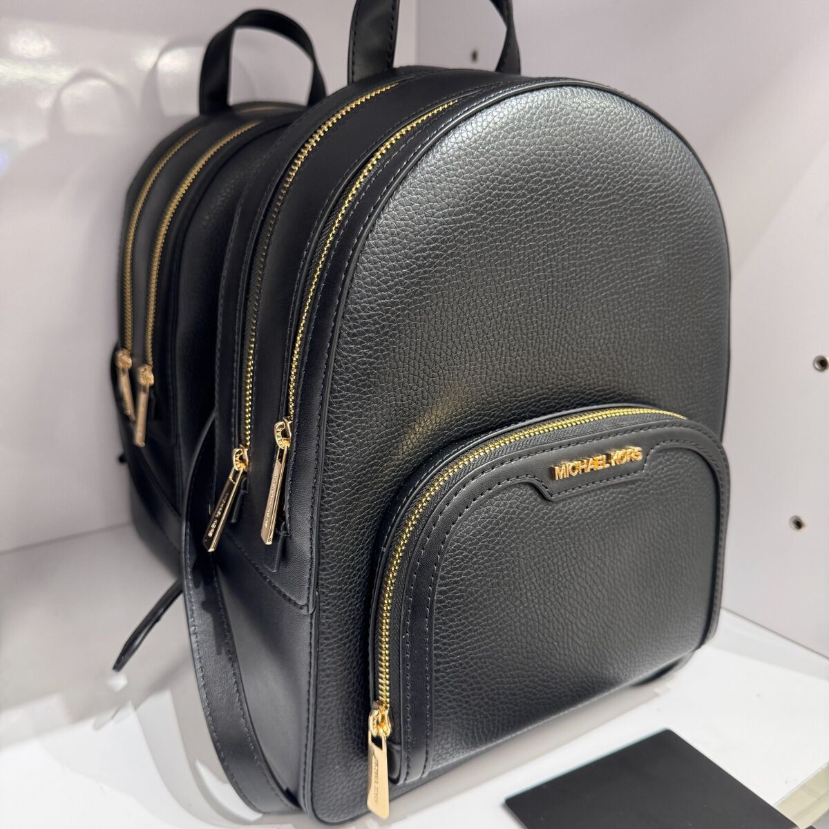 MICHAEL KORS JAYCEE MEDIUM ZIP POCKET BACKPACK BAG GOLD MICHAEL KORS JAYCEE MEDIUM ZIP POCKET BACKPACK BAG GOLD