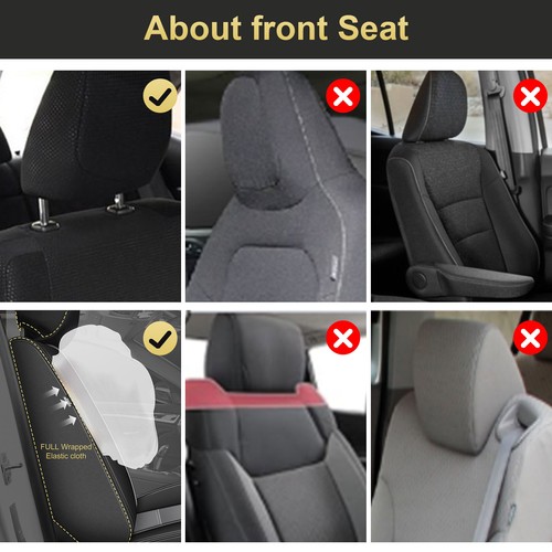 Car Seat Cover Pad SUV Full Set PU Leather Protector For Infiniti QX55 2022 2024 - Picture 10 of 11