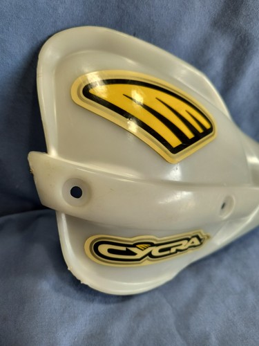 Cycra Probend Handguards Set White Old School Motocross Guards Bumpers - Picture 7 of 11