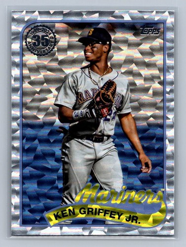 KEN GRIFFEY JR 2024 Topps Baseball 1989 Design SILVER FOIL #89B-25 Mariners