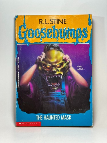 9th Print #11 The Haunted Mask 1 Goosebumps Book Original Series R.L. Stine 1993 - Picture 1 of 22