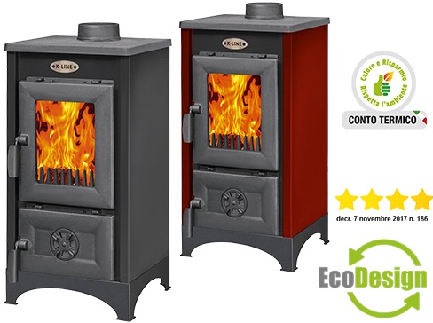 STUFA A LEGNA K-LINE KARUSEL MINI - 7,09 Kw - Imagen 1 de 5