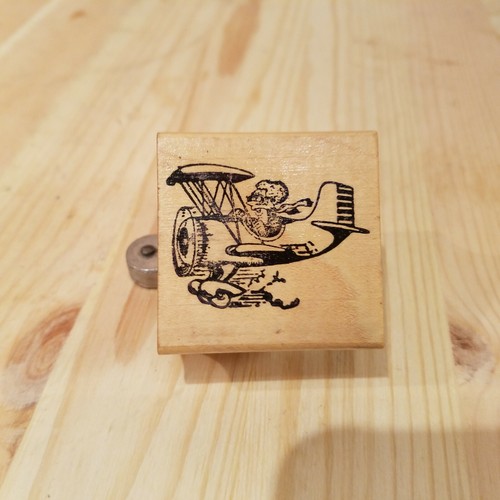 6 Fahrzeug Thema Gummi Tinte Stempel LKW, Flugzeug, Schneemaschine - Swanky Barn - Bild 1 von 12