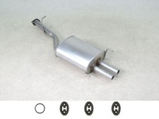 Klarius Endtopf Neu für Honda Prelude V 2.0 16V 2.2 16V Auspuff + Anbauteile