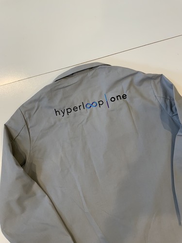 Rare Red Kap Hyperloop One Transportation Train Elon Musk Employee Lab Coat 50 - Picture 1 of 11