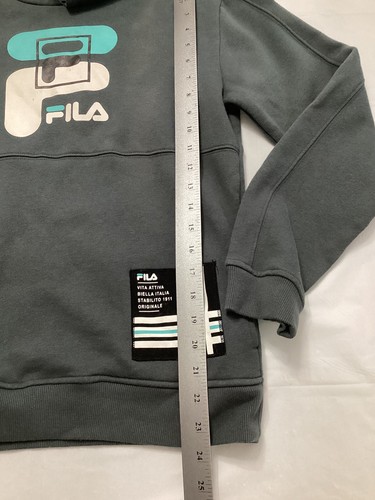Fila Dark Gray Youth Hoodie - Large - Picture 5 of 7
