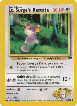 Vintage Pokémon Gym Challenge Unlimited WOTC - Pick Your Card  Complete Your Set - Picture 86 of 133