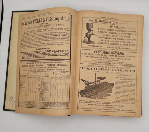 L'ITALIA  AGRICOLA Giornale di Agricoltura Annata completa rilegata 1902 24 num. - Picture 4 of 9
