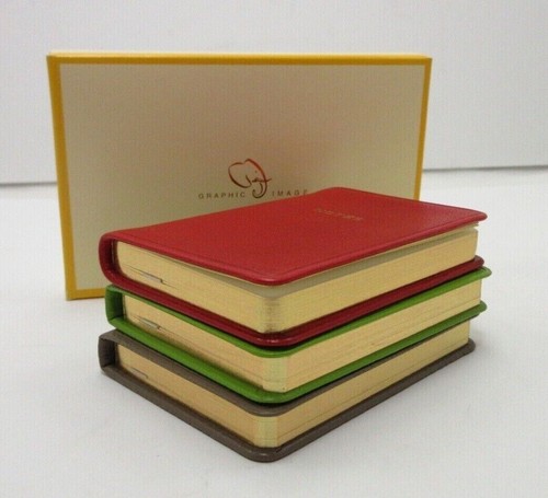 NOTES Mini Notebook Leather Bound 3x4" Soft Cover 160 Lined Pages - Picture 8 of 14