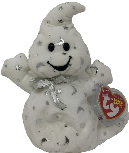 Ty Beanie Baby - VANISH der Geist (7 Zoll) NEU NEU MIT ETIKETT Plüschtier Stofftier Spielzeug - Bild 1 von 9