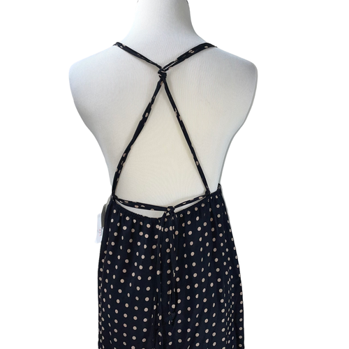 NWT Christopher Deane Silk Long Maxi Black Dot Dress New with Tags Neiman Marcus - Picture 6 of 12