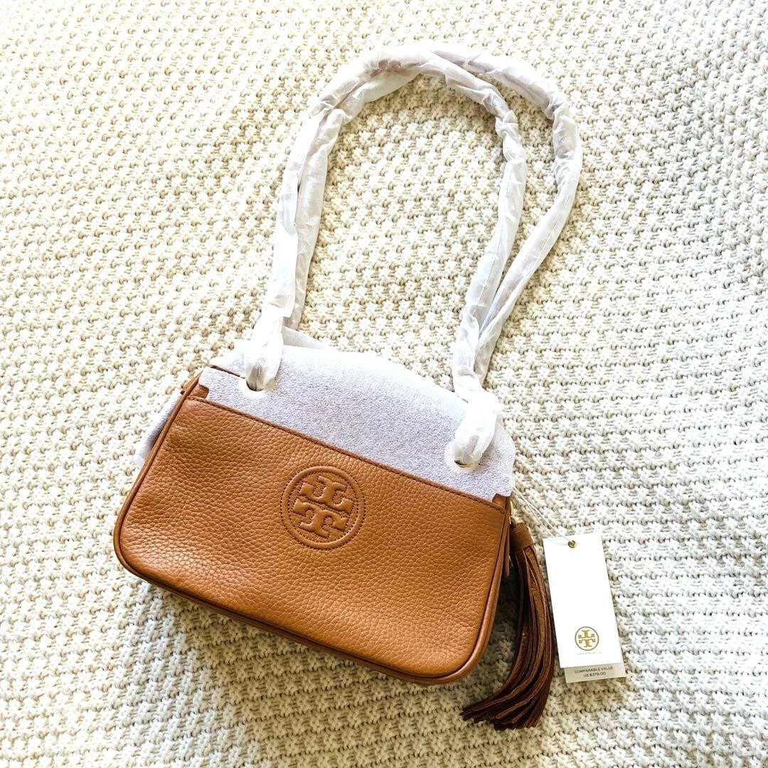 Tory Burch Shoulder Bag BOMBE CROSSBODY W CHAIN Beige