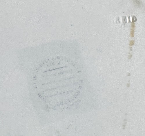 Creil Creamware Plate Septembre September  19th Century - Picture 3 of 5